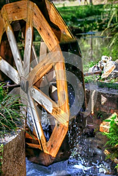 Mill Wheel at the Pond