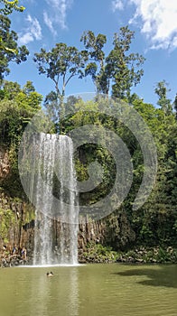 Millaa Millaa Falls is a heritage-listed plunge waterfall