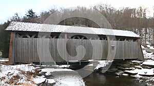 Millbrook Covered Bridge in New York state, United States