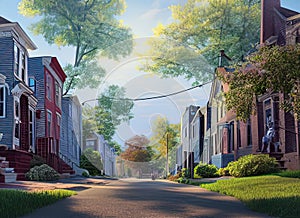 Millbrook neighborhood in Philadelphia, Pennsylvania USA.