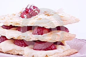 Mille feuille strawberries