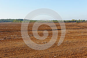 Milled peat production