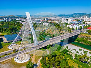 Millenium bridge in capital of Montenegro, Podgorica