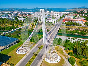 Millenium bridge in capital of Montenegro, Podgorica