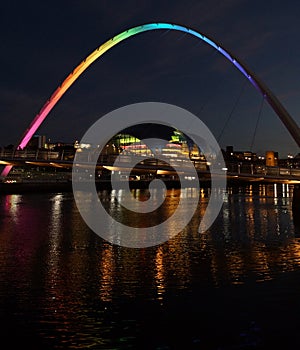 Millenium Bridge Newcastle upon Tyne UK
