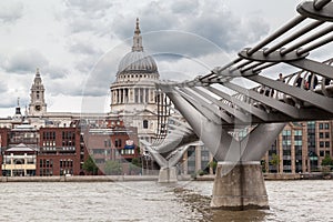 Millenium Bridge Saint Paul London