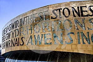 Millenium building ,cardiff