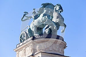 Millenium Monument Budapest Hungary photo