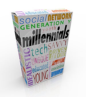 Millennials Product Box Package Youth Generation Y Marketing