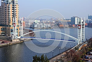 Millennium Bridge at Salford Quays