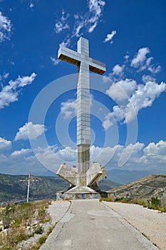 Millennium Cross - Mostar, Bosnia Herzegovina photo