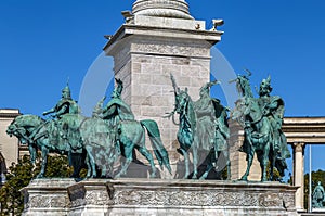 Millennium monument, Budapest, Hungary
