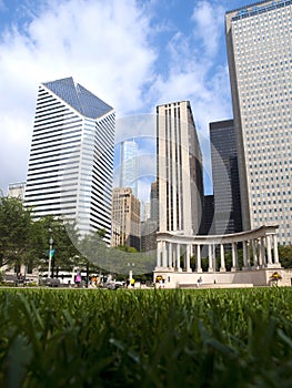 Millennium Monument in Wrigley Square, Chicago