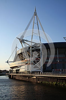 Millennium Stadium, Cardiff at Dusk photo