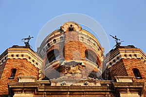 Millennium Tower in old town Zemun, part of Belgrade, Serbia photo