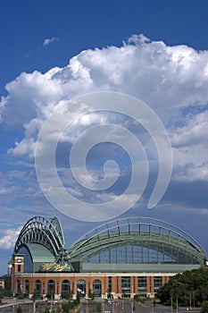 Miller Park, Roof Open, Milwaukee WI