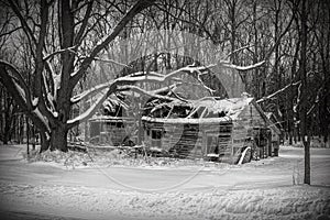 Miller\'s House in Duncrief, Ontario 1 BW