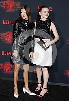 Millie Bobby Brown and Sadie Sink