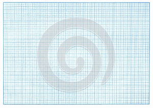 Millimeter blue graph paper