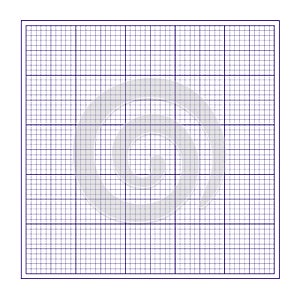 Millimeter graph paper grid. Abstract squared background. Geometric pattern for school, technical engineering line scale