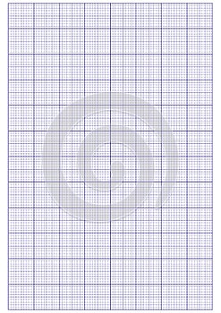 Millimeter graph paper grid. Abstract squared background. Geometric pattern for school, technical engineering line scale