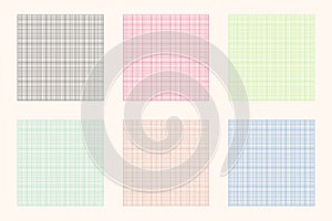 Millimeter graph paper grid. Abstract squared background. Geometric pattern for school, technical engineering line scale