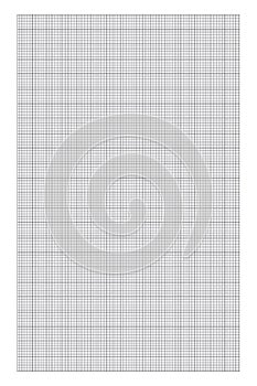 Millimeter graph paper grid. Abstract squared background. Geometric pattern for school, technical engineering line scale