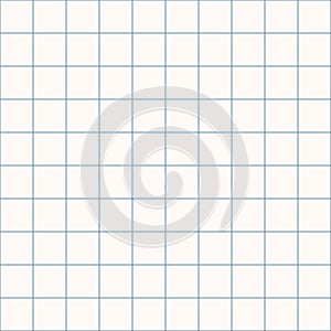 Millimeter grid. Square graph paper background. Seamless pattern. Vector illustration