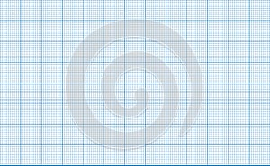 Millimeter grid. Square graph paper background. Seamless pattern. Vector illustration