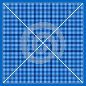 Millimeter paper grid