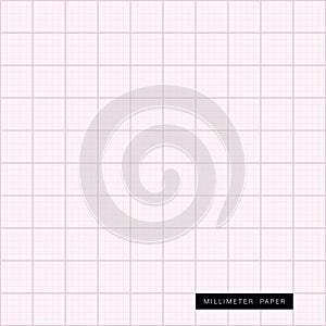 Millimeter paper in pink illustration