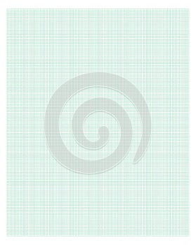 Millimeter Paper Vector. Blue. Graphing Paper For Education, Drawing Projects.