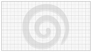 Millimeter Paper Vector. Grey. Graphing Paper For Engineering, Education, Drawing Projects. Graph Grid Paper Measure