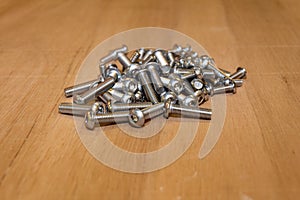 Millimeter screws, used in the automotive industry