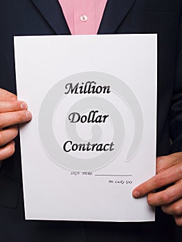 Million dollar contract