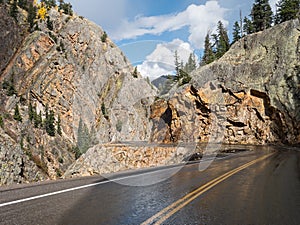 The Million Dollar Highway, western Colorado