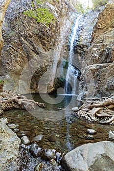 Millomeris waterfall, Pano Platres Cyprus