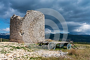 The mills of La Mure, Les Moulins de La Mure at Vassieux en Vercors, France photo