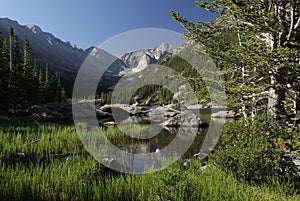 Mills Lake in Colorado Rocky Mountains