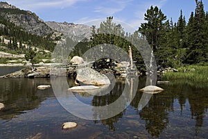 Mills Lake in Rocky Mountain National Park