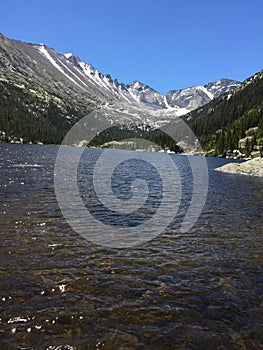 Mills Lake in Rocky Mountain National Park