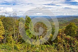 Mills River Overlook; on the Blue Ridge Pkwy