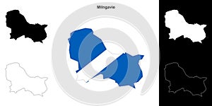 Milngavie outline map