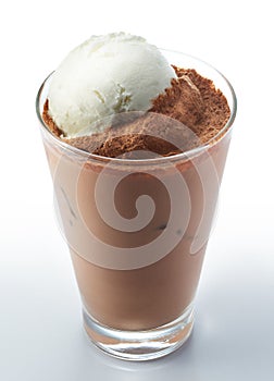 Milo Dinosaur Chocolate Drink with Ice Cream photo