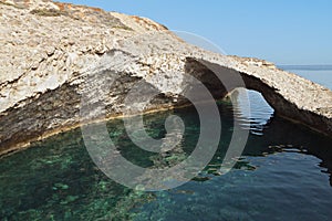 Milos island in Greece
