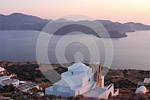 Milos Island at Sunset photo