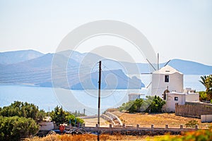 Milos island sunset