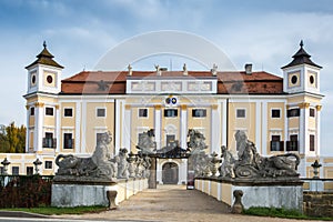 Milotice Chateau in the South Moravian in Czech Republic