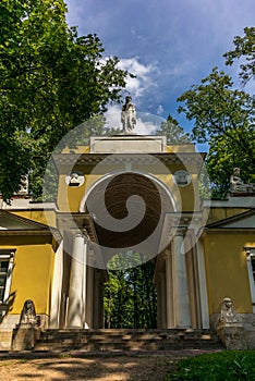 Milovida Pavilion in the Tsaritsyno park in Moscow