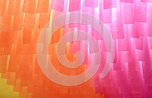 Milti-color paper hanging for decoration background